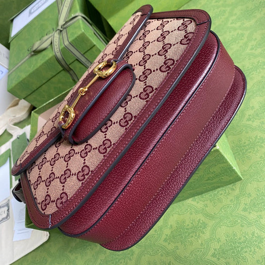 Luxury Gucci Horsebit 1955 Small Shoulder Bag