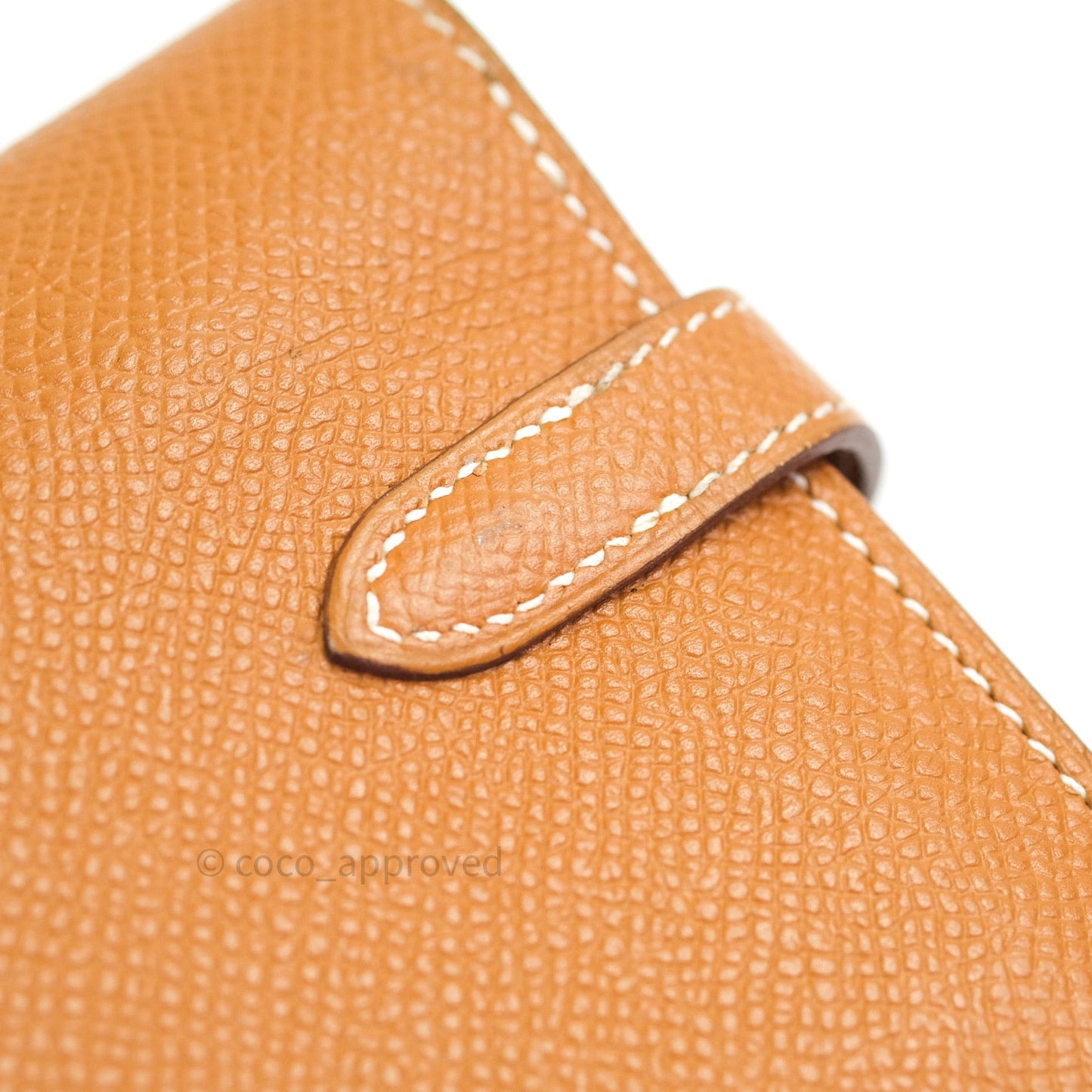 Hermès Epsom Kelly Wallet Gold Palladium Hardware
