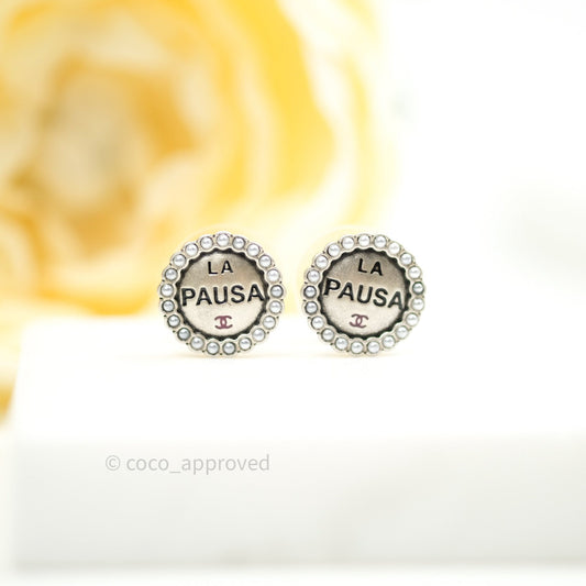 Chanel La Pausa Round Earrings