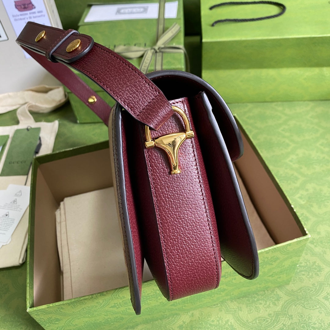 Luxury Gucci Horsebit 1955 Small Shoulder Bag