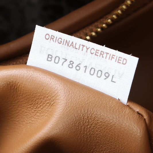 Luxury Bottega Veneta small jodie 48 brown lambskin