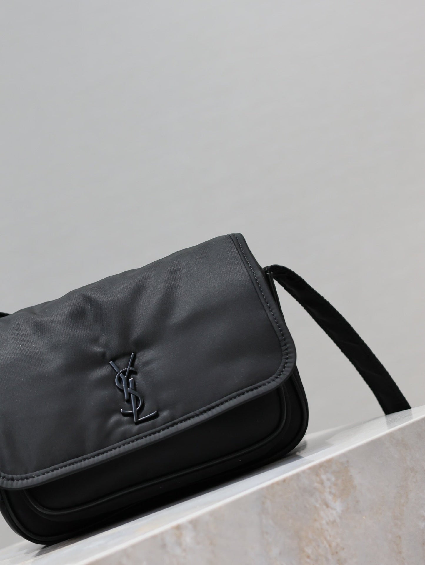 Luxury Saint Laurent NIKI BABY 22 IN BLACK NYLON