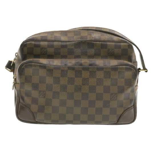 LOUIS VUITTON Damier Ebene Nile Shoulder Bag N48074 LV jk103