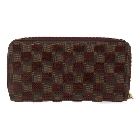 LOUIS VUITTON Damier Piet Zippy Wallet Long Wallet N63174 LV jk1206