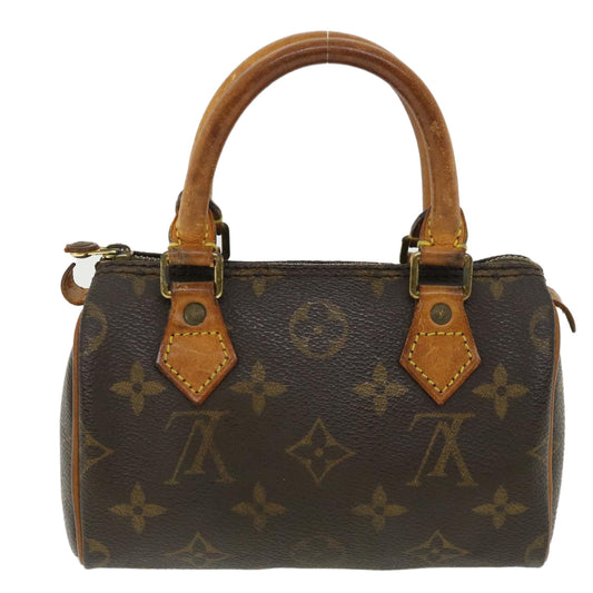 LOUIS VUITTON Monogram Mini Speedy Hand Bag M41534 LV jk2989