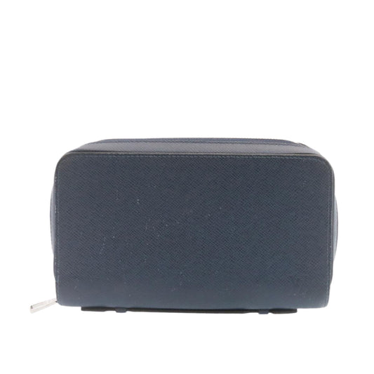 LOUIS VUITTON Taiga Zippy XL Wallet Navy M44276 LV jk328