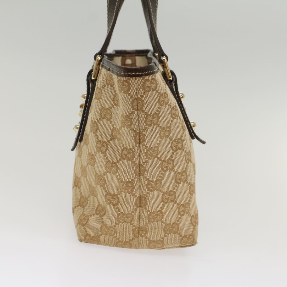Luxury Gucci GG Canvas Hand Bag Beige 139261 ki3531