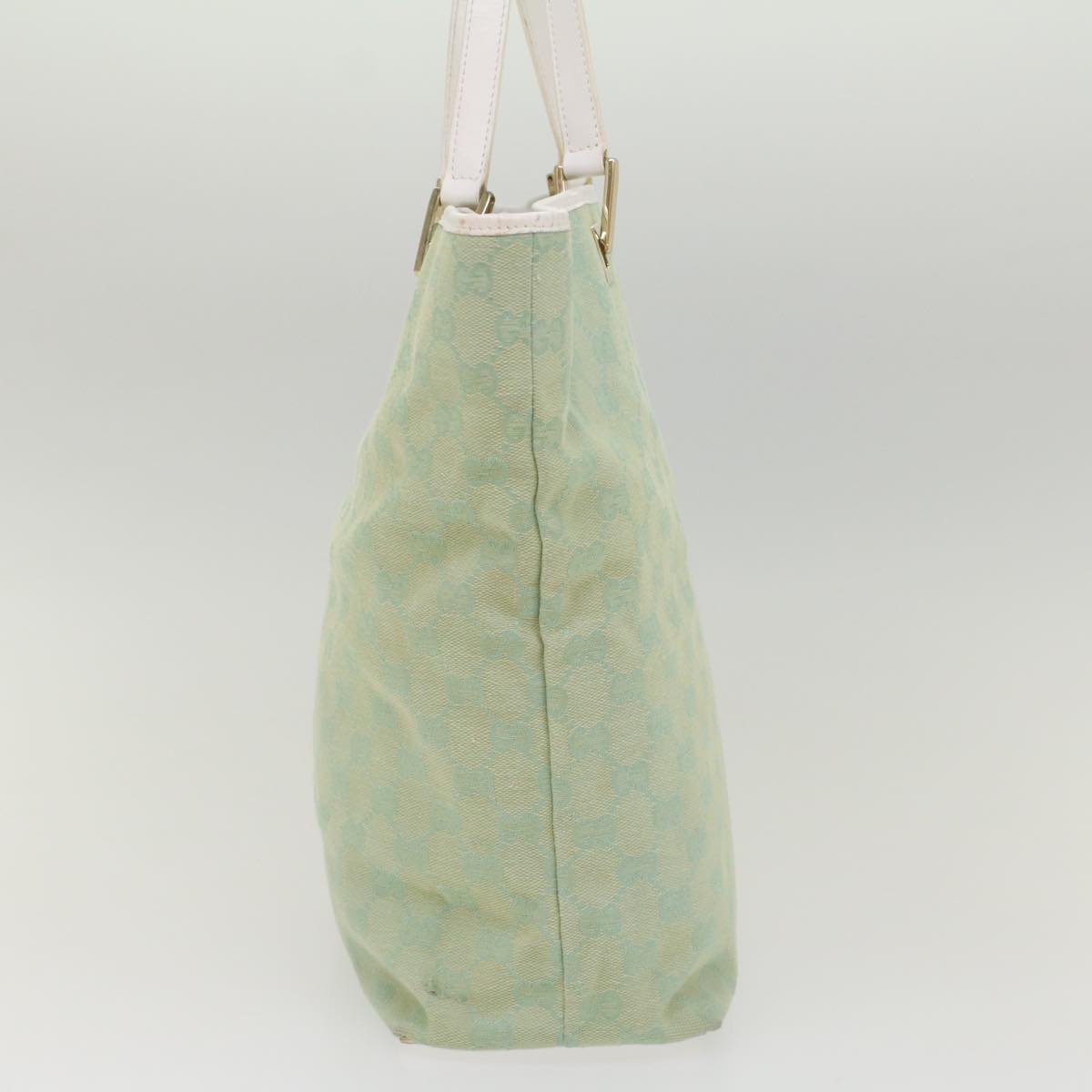 Luxury Gucci GG Canvas Tote Bag Light Blue 002 1098 ki3541