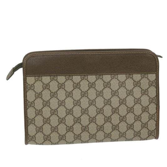 GUCCI Interlocking GG Supreme Clutch Bag Beige 014 115 6063 ki3996