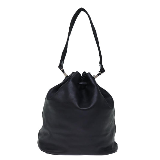 Luxury PradaShoulder Bag Leather Black ki4379