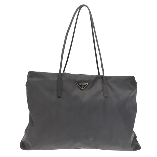 Luxury Prada Tote Bag Nylon Gray mr612