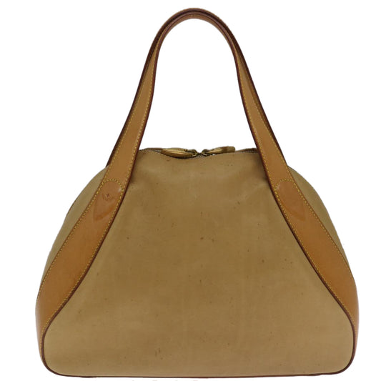 LOUIS VUITTON Hand Bag Paris Saint-Germain Limited Leather Beige LV 34708