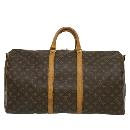 LOUIS VUITTON Monogram Keepall Bandouliere 55 Boston Bag M41414 LV rh184