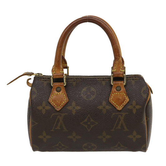 LOUIS VUITTON Monogram Mini Speedy Hand Bag M41534 LV rz348
