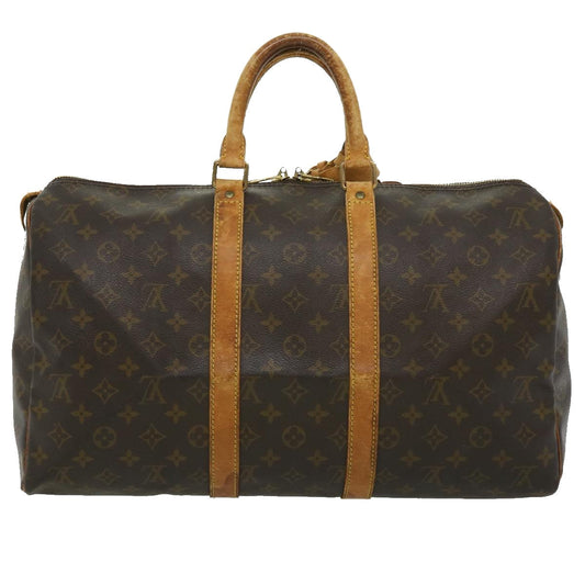 LOUIS VUITTON Monogram Keepall 45 Boston Bag M41428 LV rz433