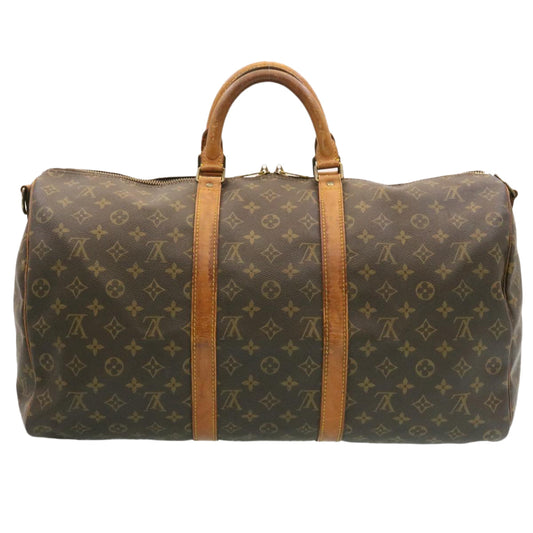 LOUIS VUITTON Monogram Keepall Bandouliere 50 Boston Bag M41416 LV th2022