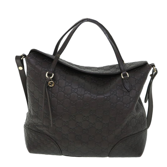 Luxury Gucci GG Canvas Guccissima Shoulder Bag 2way Brown 353120 th4019