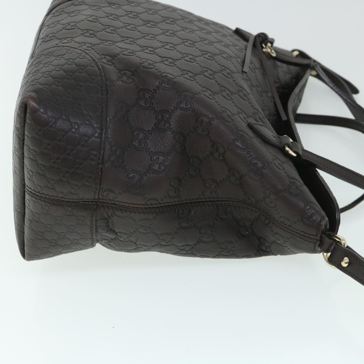 Luxury Gucci GG Canvas Guccissima Shoulder Bag 2way Brown 353120 th4019