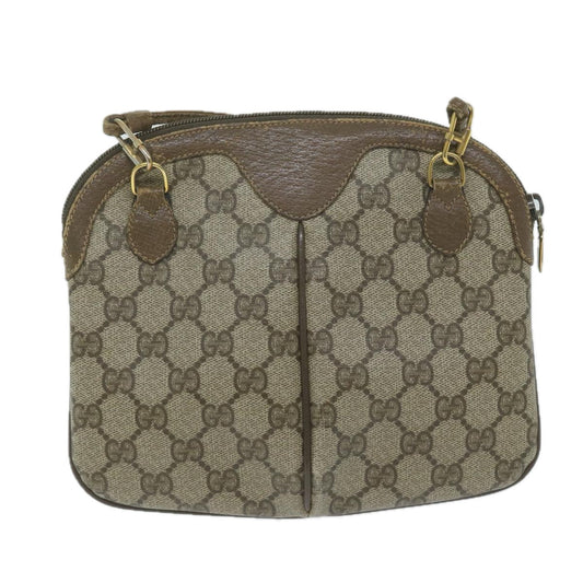 GUCCI GG Supreme Web Sherry Line Shoulder Bag Beige Red 98 02 047 th4497