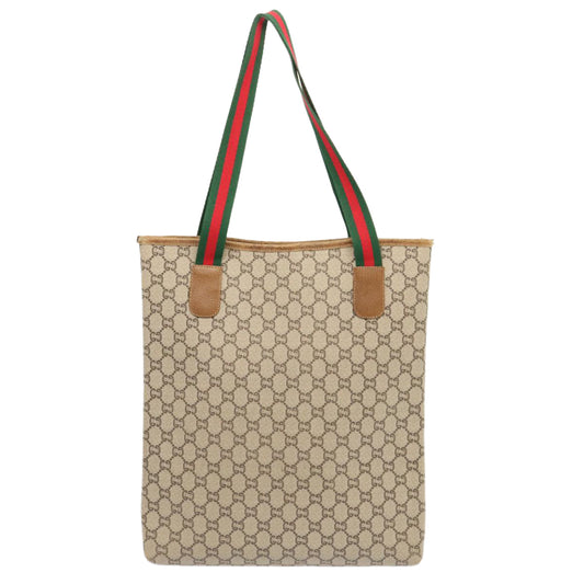 Luxury Gucci Trending 2025 GG Plus Supreme Web Sherry Line Tote Bag Beige Red Green th4782
