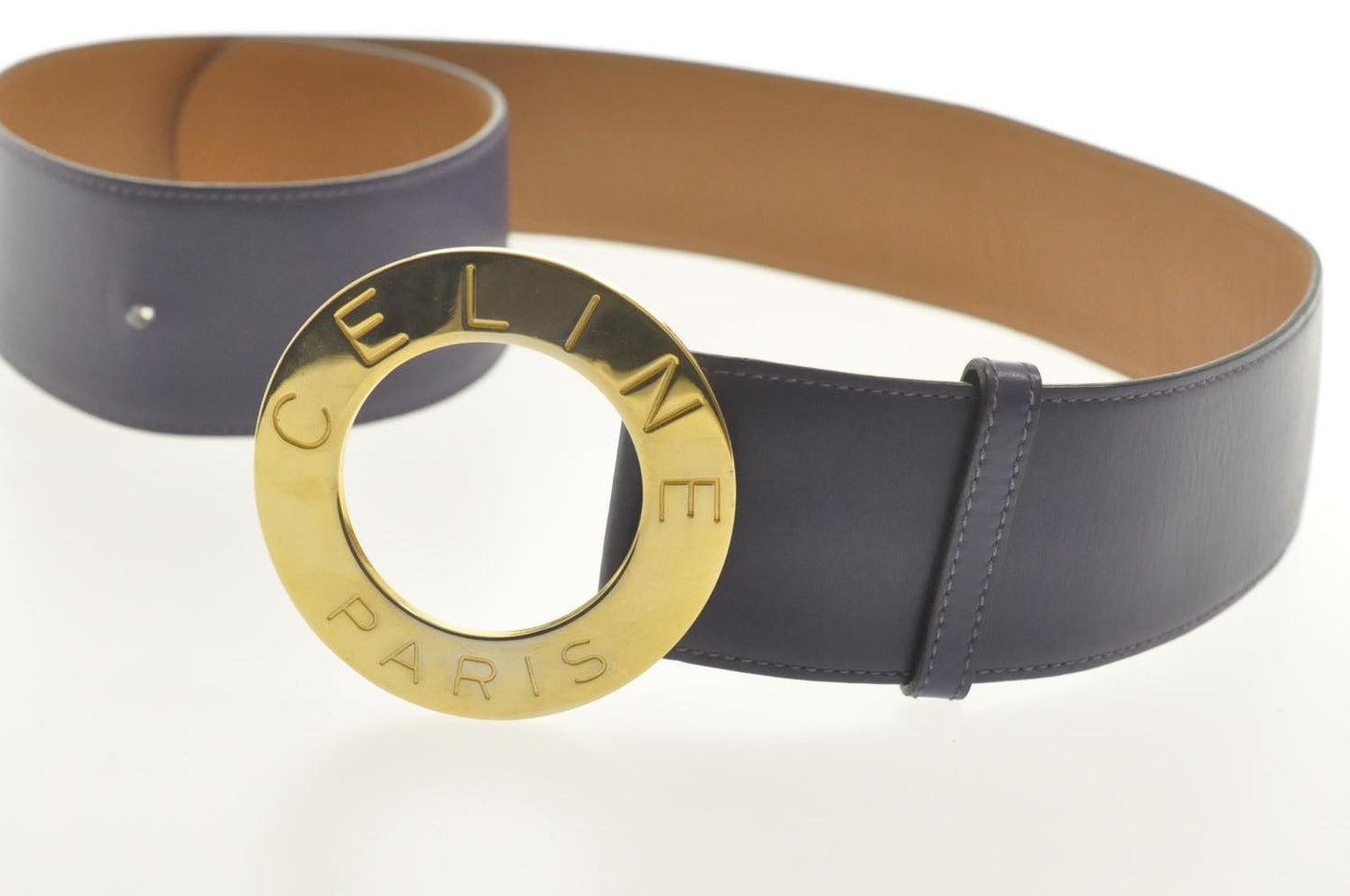 Luxury CELINE Belt Leather Purple sa2622