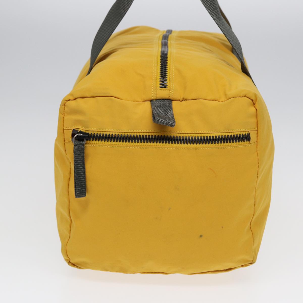 Luxury Prada Sports Boston Bag Nylon Yellow Gray Silver ti1954