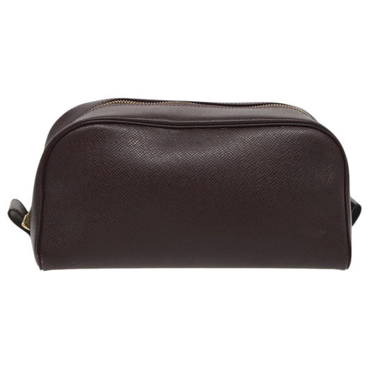 LOUIS VUITTON Taiga Trousse Toilette Clutch Bag Acajou M30226 LV yb696