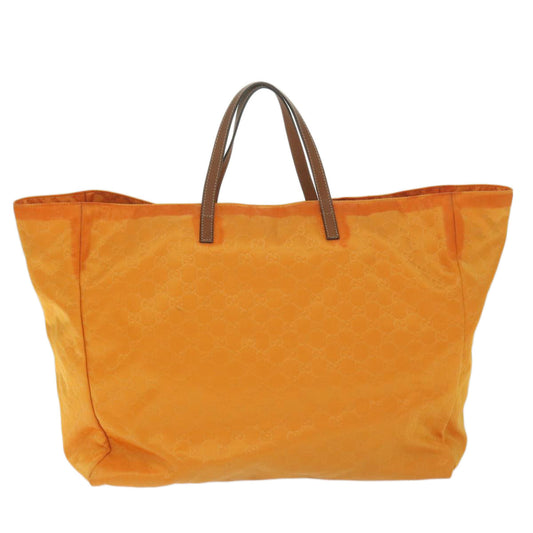 GUCCI GG Canvas Tote Bag Orange 286198 10117
