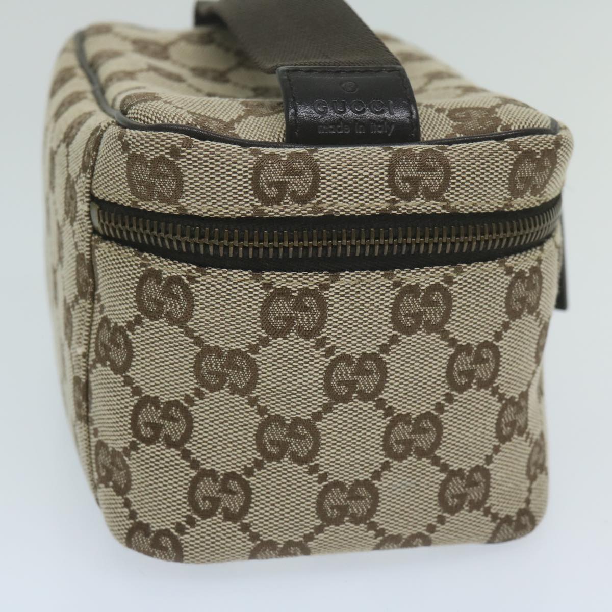 GUCCI GG Canvas Vanity Cosmetic Pouch Beige 106646 10132