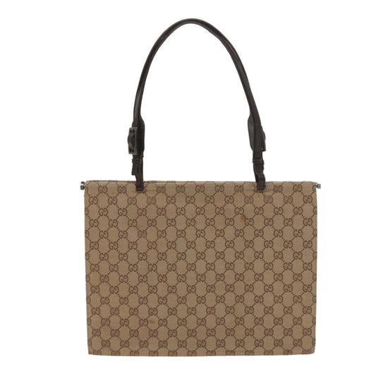 GUCCI GG Canvas Tote Bag Beige 0021047 10391