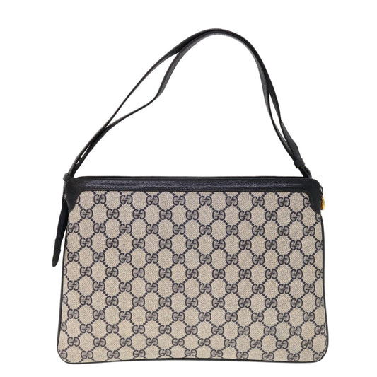 GUCCI GG Supreme Sherry Line Shoulder Bag PVC Red Navy 41 02 013 10438