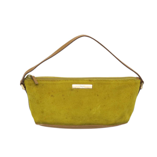 GUCCI Accessory Pouch Suede Yellow 039 1103 10535
