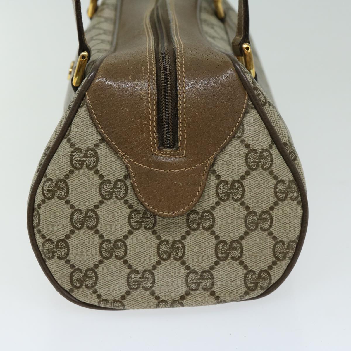 GUCCI GG Supreme Hand Bag PVC Beige 89 02 062 10615
