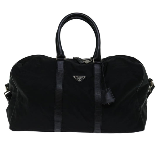 Luxury Prada Boston Bag Nylon 2way Black yk10625