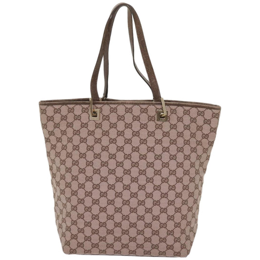 GUCCI GG Canvas Tote Bag Brown 002 1098 10768