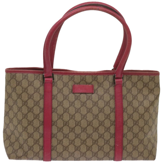 GUCCI GG Supreme Tote Bag Beige 114595 10890