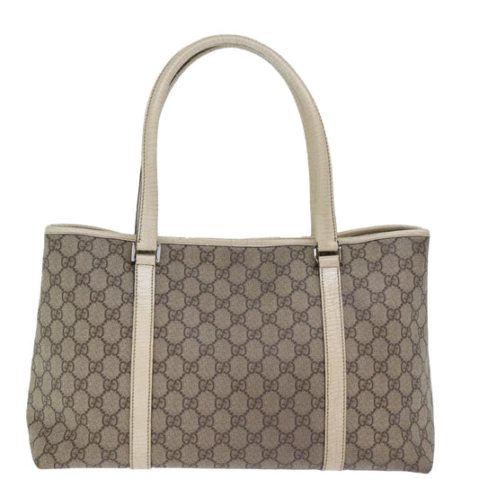 Luxury Gucci Trending 2025 GG Supreme Tote Bag PVC Beige 114595 12126