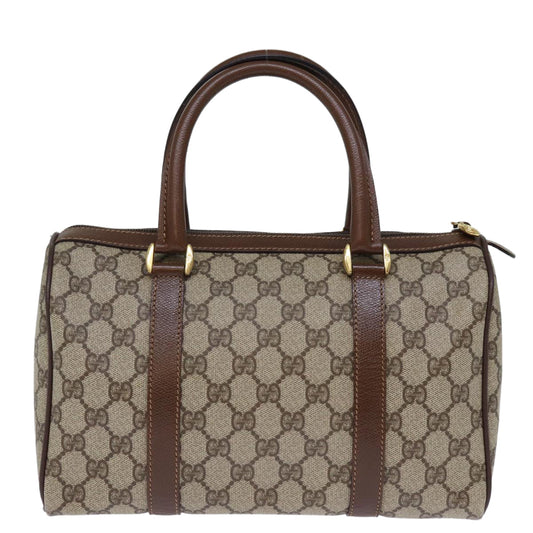 Luxury Gucci Trending 2025 GG Supreme Web Sherry Line Boston Bag PVC Beige Red Green 12393