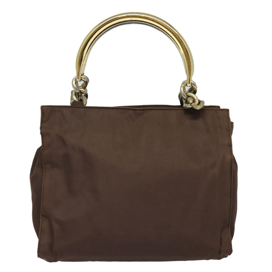 Luxury Prada Hand Bag Nylon Brown yk13959