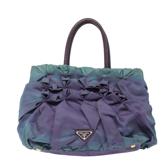 Luxury Prada Hand Bag Nylon Purple yk14061