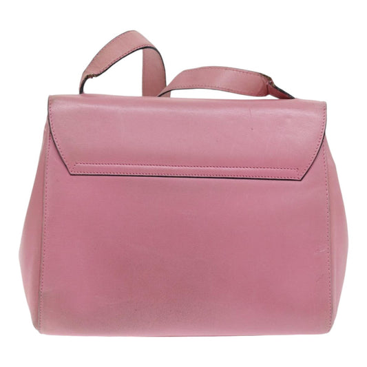 Luxury Prada Shoulder Bag Lamb Skin Pink Gold yk14828