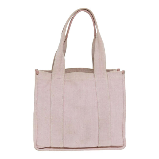 Luxury Prada Tote Bag Canvas Pink Silver yk15069