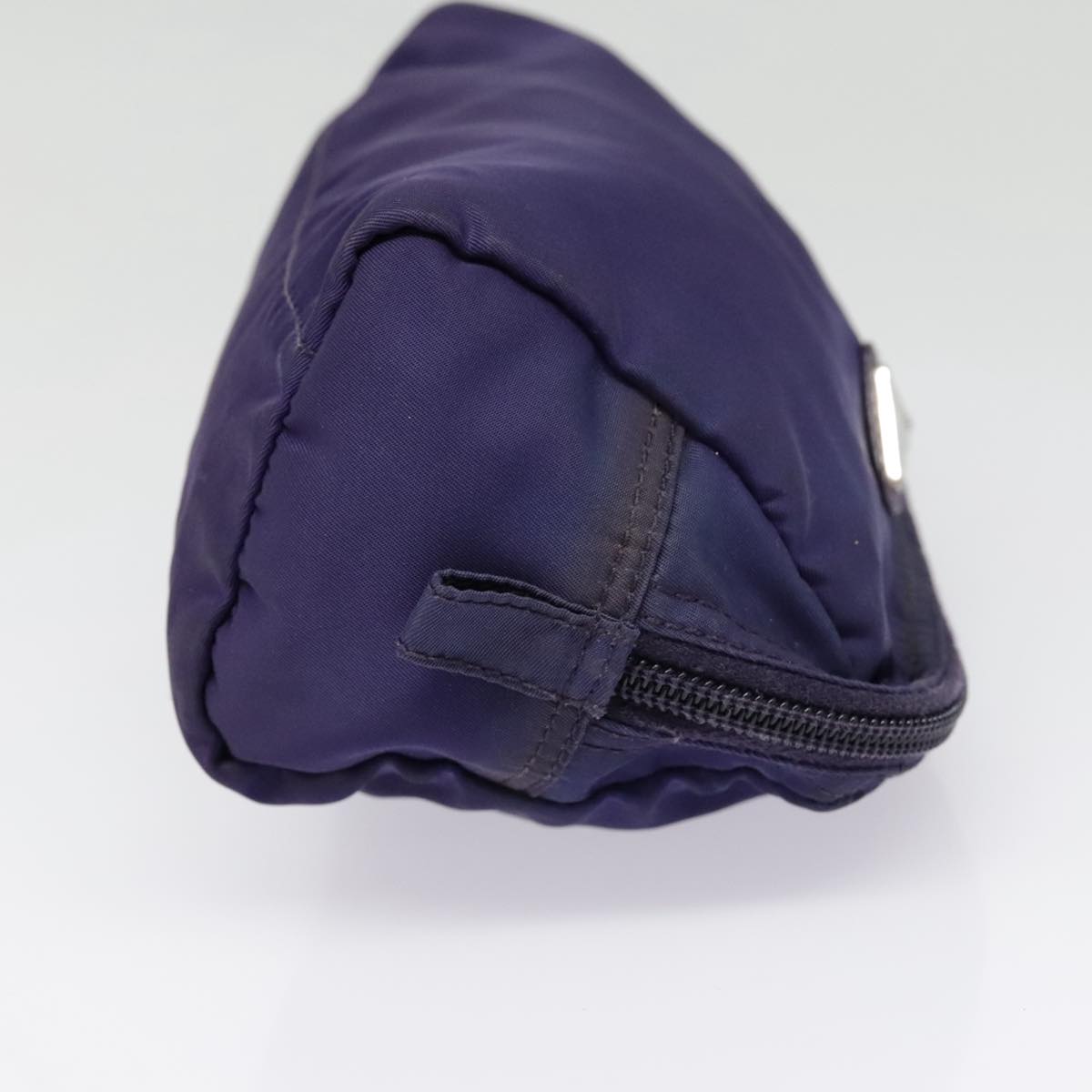 Luxury Prada Pouch Nylon Purple Silver yk15103