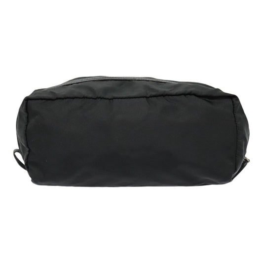 Luxury Prada Pouch Nylon Black Silver yk15126