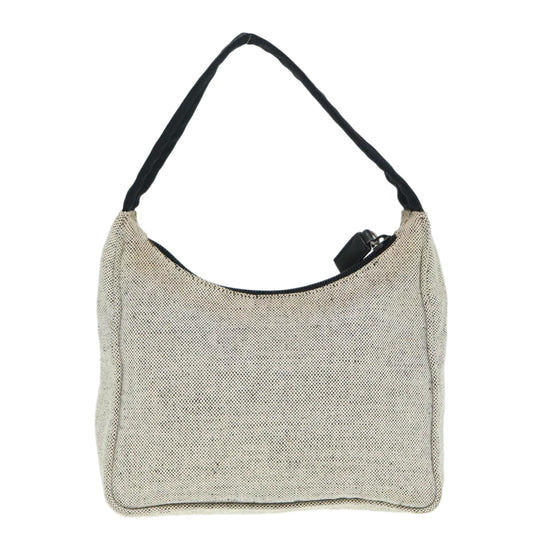 Luxury Prada Sports Hand Bag Canvas Gray Silver yk15403