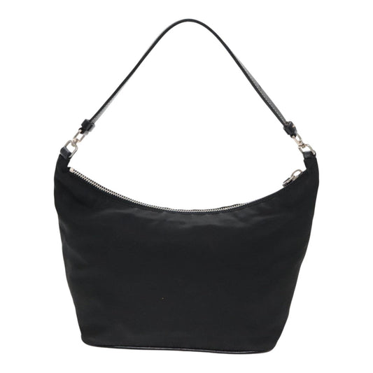 Luxury Prada Hand Bag Nylon Black Silver yk15631