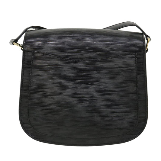 LOUIS VUITTON Epi Saint Cloud GM Shoulder Bag Black M52192 LV yk5741