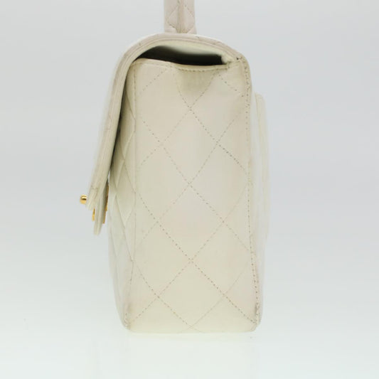 Luxury Chanel Child Bag Hand Bag Lamb Skin White CC yk7389B
