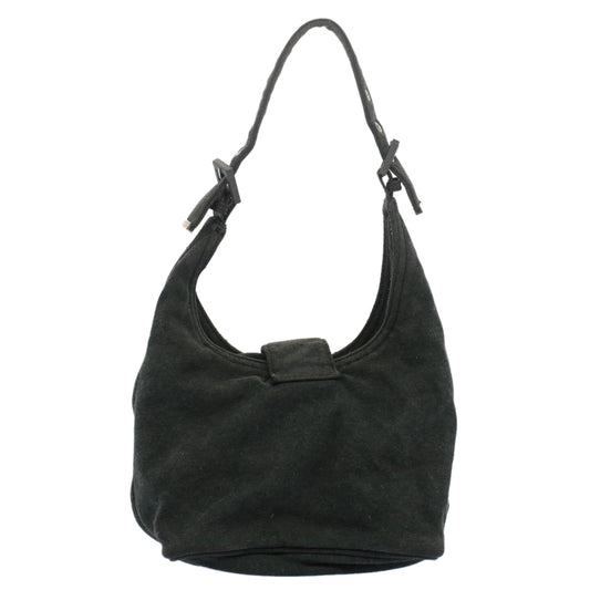 Luxury FendiMamma Baguette Shoulder Bag Cotton Gray 2354 26686 099yk8388B
