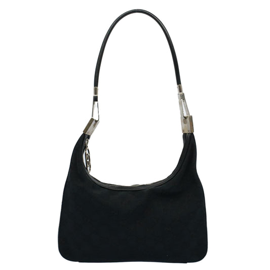 Luxury Gucci GG Canvas Shoulder Bag Black 001 3812 8676